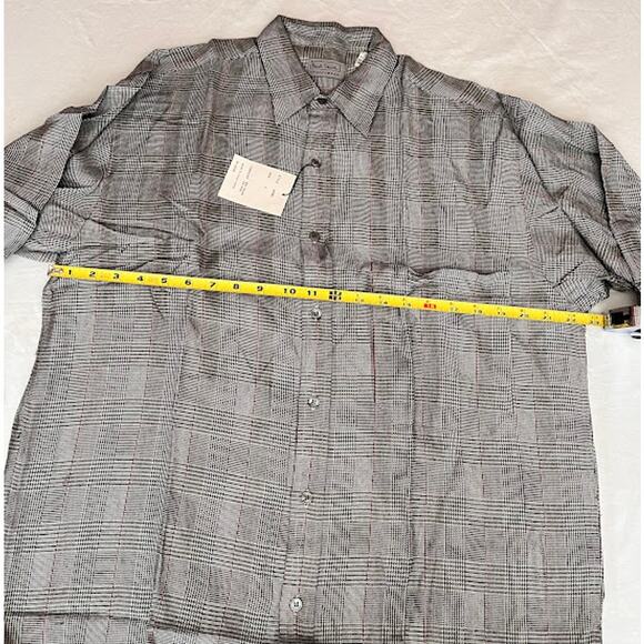 New Paul Smith Shirt Black Cream Red Plaid Button Down Shirt - Picture 8 of 8